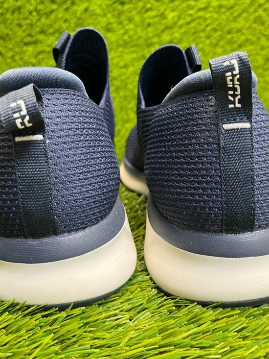 Kuru Atom Mens Size 9.5 Blue White Athletic Walking Slip On Shoes Sneakers main image 4
